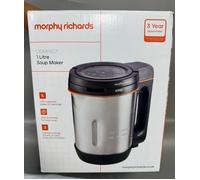 Morphy Richards 501021 Compact 1 Litres Soup Maker Stainless Steel Brand New Box
