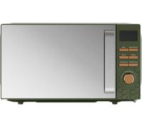 Morphy Richards Cassini Digital Glass Microwave, 20L Capacity, 6 Power Levels Including Defrost, 95 Minute Timer fo Cooking, 24.5cm Glass Turntable, Easy Clean, 800W, Olivine, 511422