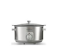 Morphy Richards 6.5L Aluminium Slow Cooker Tainless Steel