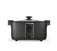 Morphy Richards Multifunction 10-in-1 Food Multicooker, 6.5L, Fry, Roast, Steam, Sear, Saute, Rice, Slow Cooker, LED Control Panel, Aluminium Non Stick Pot, Dishwasher Safe, 1350W, Matte Black, 560007