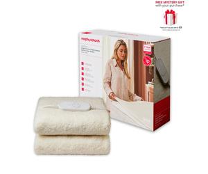 Morphy Richards 600020 EverCosy Single Premium Fleece Heated Electric Under Blanket - Free Gift RRP £5!