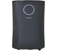 Morphy Richards PureFresh Dehumidifer,20L, 40m2 Coverage, HEPA Carbon Filter, Low Noise, Premium Air Flow, Laundry Mode, Touch Control, Smart Function, Defrost, UV/Ion, 2m Cord, 270w, Grey, 822502