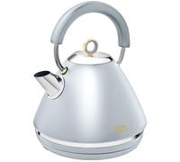 Accents Gold Pyramid Kettle Ocean Grey