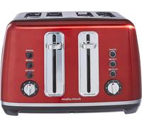MORPHY RICHARDS Accents 242048 4-Slice Toaster - Red, Red