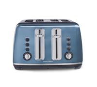 Morphy Richards Accents 4-Slice Toaster Metallic Blue 242049