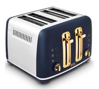 Accents Gold 4-Slice Toaster Navy