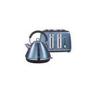 Morphy Richards 1.5l Kettle & 4 Slice Toaster Bundle Accents Blue 950110