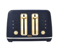 Morphy Richards 242045 Accents Gold 4 Slice Toaster - Navy