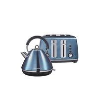 Morphy Richards Accents Blue Kettle & Toaster Bundle