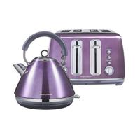 Morphy Richards Accents Purple Kettle & Toaster Bundle