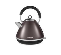Morphy Richards Accents Pyramid Kettle, 1.5L, Mole, 102052 | 3KW Rapid Boil, 360 Base, Removable Filter, Easy View Water Window, Brown