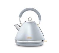 Morphy Richards Accents Pyramid Kettle, Soft Gold Collection, 1.5L, 3KW Rapid Boil, Removable Filter, 360 Cordless Base, Easy View Water Window, Ocean