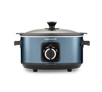 Morphy Richards Accents Sear & Stew 3.5L Slow Cooker In Blue Blue Medium
