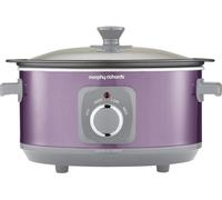 MORPHY RICHARDS Accents Sear & Stew Slow Cooker - Purple, Purple
