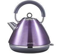Morphy Richards Kettle 1.5L, 360 Base Pyramid Accents Metallic Purple 102050