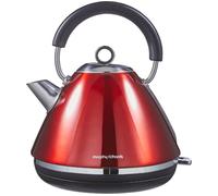 MORPHY RICHARDS Accents Traditional Kettle - Red, Red