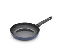Morphy Richards Frying Pan, Recycled Aluminium, 24cm, Non Stick Ceramic Coating, Soft Touch Handles, Oven Safe Up to 180c, Suitable for All Hobs, Blue, 853252