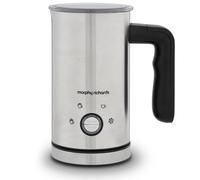 Morphy Richards Milk Frother Electric 4 in 1, Non Stick Coating, 4 Programs, Auto Switch Off, LED Function Button, 300ml Capacity, Dairy Free Alternatives, Cordless Jug, 600W, Stainless Steel, 210003
