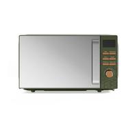 Morphy Richards Cassini Digital Glass Microwave, 20L Capacity, 6 Power Levels Including Defrost, 95 Minute Timer fo Cooking, 24.5cm Glass Turntable, Easy Clean, 800W, Olivine, 511422