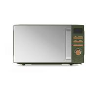 Morphy Richards Cassini Digital Glass Microwave, 20L Capacity, 6 Power Levels Including Defrost, 95 Minute Timer fo Cooking, 24.5cm Glass Turntable, Easy Clean, 800W, Olivine, 511422
