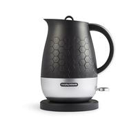 Morphy Richards Cassini Jug Kettle, 1.7L, 3Kw Rapid Boil, Precision Pour Spout, Boil Dry Protection, Cord Storage, Anti-Limescale Filter, Moonless Night Black & Silver, 103020