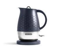 Morphy Richards Cassini Jug Kettle, 1.7L, Cord Storage, Textured, Outer Space (Navy Blue) - 103021
