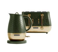 Morphy Richards 1.7L Kettle & 4 Slice Toaster Set Cassini Olivine Breakfast set