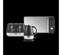 Morphy Richards Cassini Kettle, Toaster, Microwave Moonless Night Bundle in Black | Size: Medium Morphy Richards Black Medium