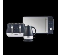 Morphy Richards Cassini Kettle, Toaster, Microwave Outer Space Bundle in Navy | Size: Medium Morphy Richards Navy Medium
