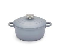 Morphy Richards Cast Aluminium Casserole, 20cm/2.3L, Non Stick Coating, Lightweight Design, Oven Safe, Self-Basting, Suitable for all Hobs, Grey, 851002