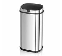 Morphy Richards Chroma 971504 Square Kitchen Bin with Infrared Motion Sensor Technology, 42 Litre Capacity, Stainless Steel