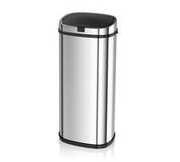 Morphy Richards Chroma 971519 Square Kitchen Bin with Infrared Motion Sensor Technology, 50 Litre Capacity, Stainless Steel