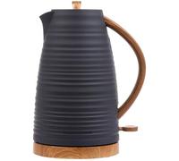 Morphy Richards Clay 1.7L Jug Kettle, 3kw Rapid Boil, Water Level Indicator, Dry Boil Protection, 360 Degree Base, Build-in Cord Storage, Flint, 103101
