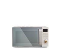 Morphy Richards Clay Digital White Microwave, 20L Capacity, Stainless Steel Inner Cavity, 95 Minute Timer, 11 Power Levels, Defrost mode, Glass Turntable, Easy Clean, 800W, China Clay, 512002