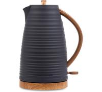Morphy Richards Clay 1.7L Jug Kettle, 3kw Rapid Boil, Water Level Indicator, Dry Boil Protection, 360 Degree Base, Build-in Cord Storage, Flint, 103101