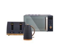 Morphy Richards Clay Kettle & Toaster & Microwave Set in Grey | Size: Medium Morphy Richards Grey Medium