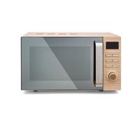 Morphy Richards Clay Digital Brown Microwave, 20L Capacity, Stainless Steel Inner Cavity, 95 Minute Timer, 11 Power Levels, Defrost Mode, Glass Turntable, Easy Clean, 800W, Felspar, 512000