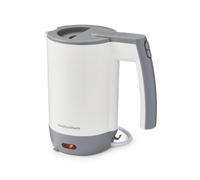 Morphy Richards Compact Travel Kettle, 0.5 L, Lightweight, White & Grey - 107001