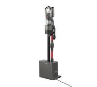 Morphy Richards MRXSTICKPRO Intelliclean Cordless Vacuum Cleaner, Self Empty Bin Station, Washable HEPA Filter, Multi-Filtration Cyclone, Detachable Battery, Motorised Brush, Grey & Red, 730005