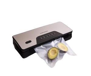 Morphy Richards Cordless Vacuum Sealer, Fast Compact Sealer machine, 5 programmes, Dry and Moist Food Mode, Pulse Vacuuming, Built in Cutter, Bag Roll Storage, USB Chargeable, 432040