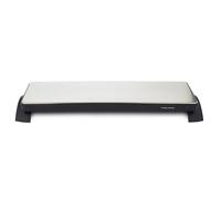 Morphy Richards Cordless Electric Food Warming Tray, Stainless Steel Top Plate, Quick Heat-Up, Twin Design, Indicator Light, Keeps Food Warm, Buffet Server, Slim 70x20, 486000
