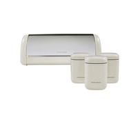 Morphy Richards Cream Large Bread Bin & Cannisters Small Bundle