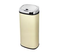 Morphy Richards Cream Metal Square Sensor Bin - 50L