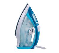 Morphy Richards Crystal Clear Steam Iron, Ceramic Non-stick Soleplate, 100g Steam Shot, 30g Steam Output, Anti-scale, 350ml Water Tank, Self Clean, 2400W, Turqouise/White, 300300