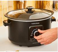 Morphy Richards Easy Time 3.5L Slow Cooker 460012 163w - Black - Dishwasher Safe