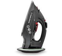 Morphy Richards EasyCHARGE Plus Cordless Steam Iron, Ceramic Non Stick Soleplate, 130g Boost, 33g Output, 350ml Water Tank, Anti Drip and Scale, Auto Shut off, 2m Cord, 2400W, Black, 303251