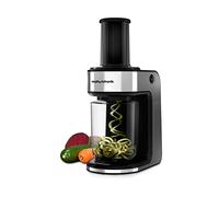 Morphy Richards Electric Spiralizer 432020 2 blades Spaghetti and Ribbons Silver/Black Spiralizer