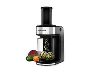 Morphy Richards Electric Spiralizer 432020 2 blades Spaghetti and Ribbons Silver/Black Spiralizer