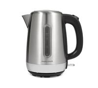 Morphy Richards Equip Kettle, 1.7L, 3Kw Rapid boil, Removeable Limescale Filter, Easy View Water Gauge, Brushed Stainless Steel Case, 102786