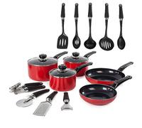 Morphy Richards Equip 14 Piece Cookware Set - Red Red